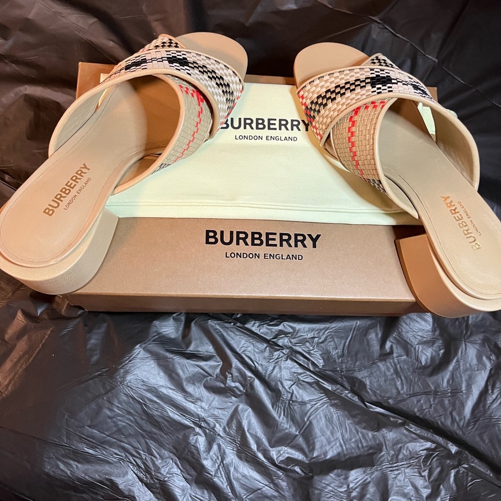 Burberry Castlebar women woven sandal - Picture 2 of 6